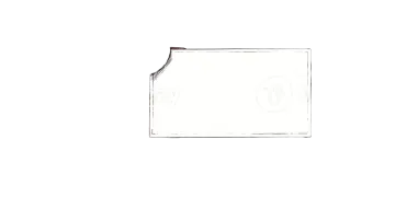 an illustration of a hand holding a blank card