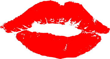 a black and white image of a lips
