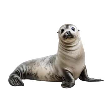A seal on a white background