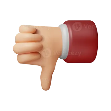 a thumbs up icon on a white background