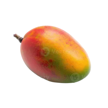 a mango on a white background