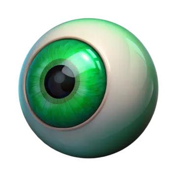 an image of a green eye