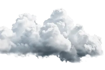 a group of clouds on a white background