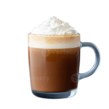 a cup of coffee with whipped cream on top