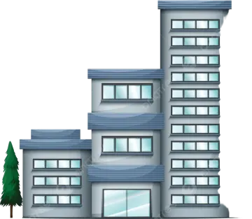 a tall building clipart