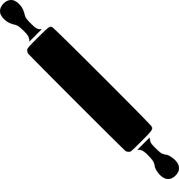 a black and white silhouette of a knife