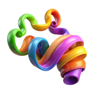 an image of a colorful 3d object