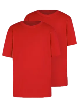2 pack - t - shirt - red