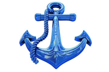 an anchor on a white background