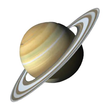the planet saturn is shown in this image
