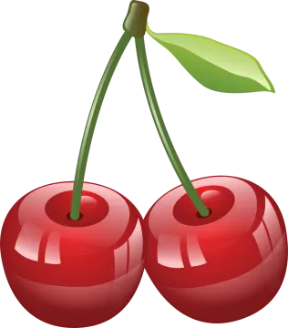 two chers with green leaves on top