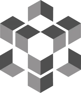 a black and white image of cubes