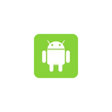 a green icon of an android