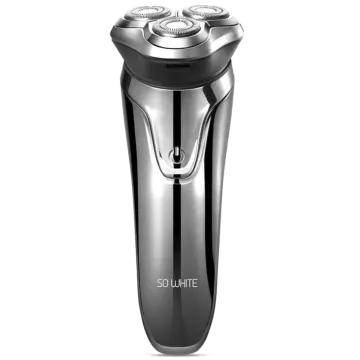 the shaver is shown on a white background