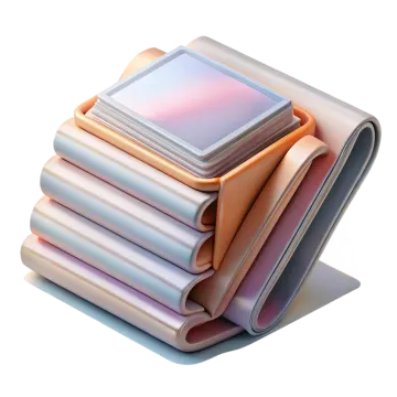 a stack of books with an iphone on top
