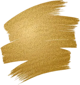 gold glitter brush stroke png