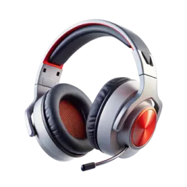 a pair of headphones on a white background