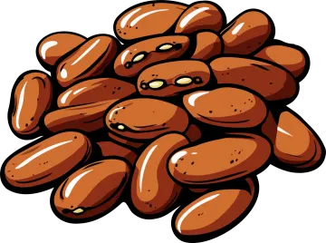 a pile of peanuts