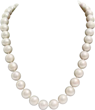 a cultured pearl necklace