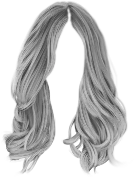 a drawing of a woman's long hair