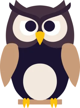 an owl sitting on a branch