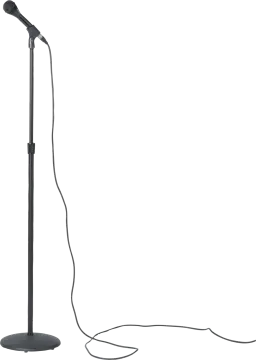 a black floor lamp on a white background