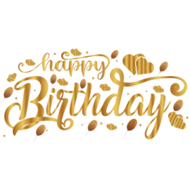 happy birthday lettering