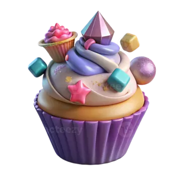 an image of a cupcake on a white background