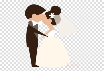 a bride and groom kissing on their wedding day