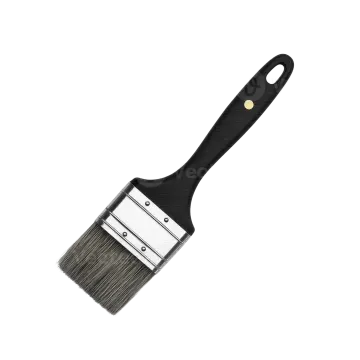 a paint brush on a white background