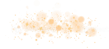 a white background with orange and yellow spots