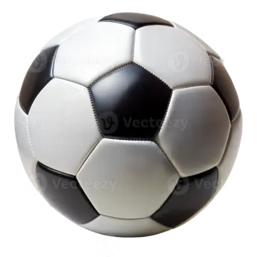 a soccer ball on a white background