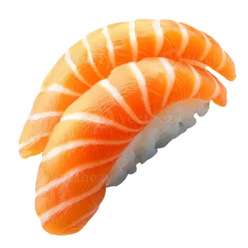 a piece of sui on a white background