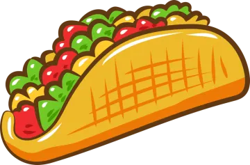 a tat of tacoa on a white background