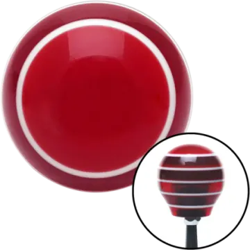 an image of a red and white ball