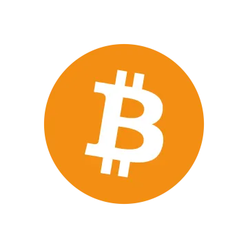 the bitcoin logo on a white background