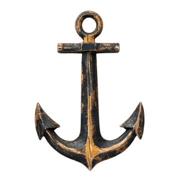 an anchor on a white background