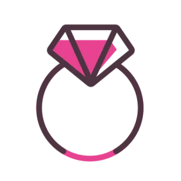 a ring with a diamond on it