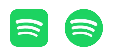 a green icon of a pair of headphones