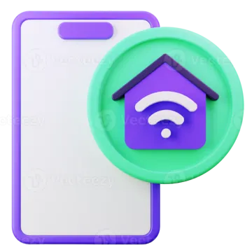 a purple and green phone case with a wi logo on it