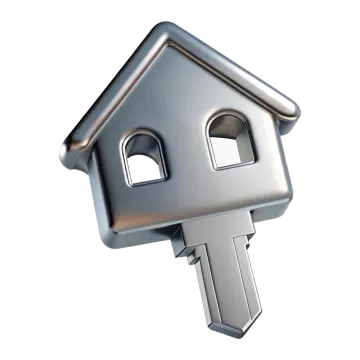 a house shaped like a key