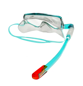 a pair of swimming goggles on a white background