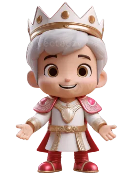 an image of a cartoon character wearing a crown