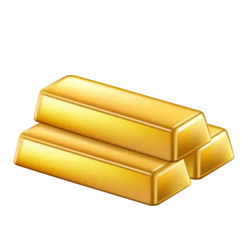 two gold bars