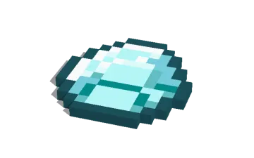 an image of a blue and white cube