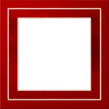 a red frame on a white background