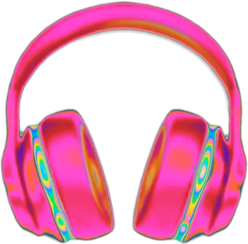 a pair of headphones on a white background