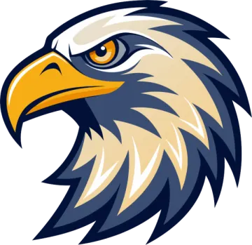 the head of an eagle