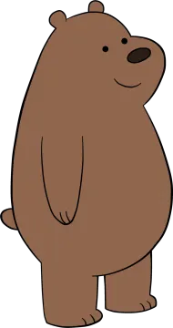 a brown bear standing on its hind
