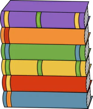 a stack of books